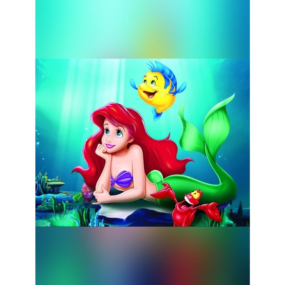 Custom Little Mermaid Fridge Magnet Home Kitchen Decor